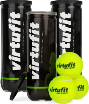 VirtuFit Pro Padel Ballen - Set - 9 ballen
