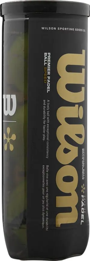 WILSON PREMIER PADEL SPEED BALLS CANISTER