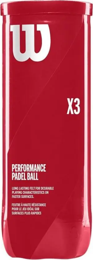Wilson Padel X3 Padelballen 3 stuks