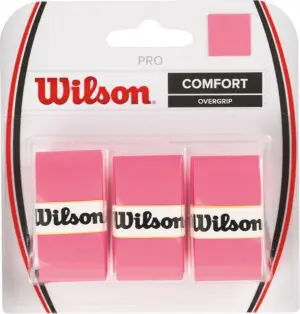 Wilson Pro Comfort Tennis / Padel Overgrip Fluor Roze - 3 pack