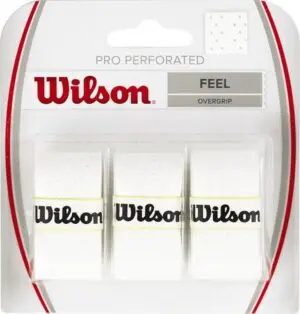 Wilson Pro Perforated Tennis / Padel Overgrip - Wit