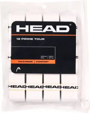 Head Prime Tour - Overgrip - Tackiness - Comfort - Wit - 12 stuks