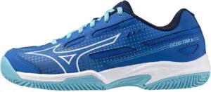 Mizuno Tennisschoen Padelschoen Exceed Star CC Junior Blauw