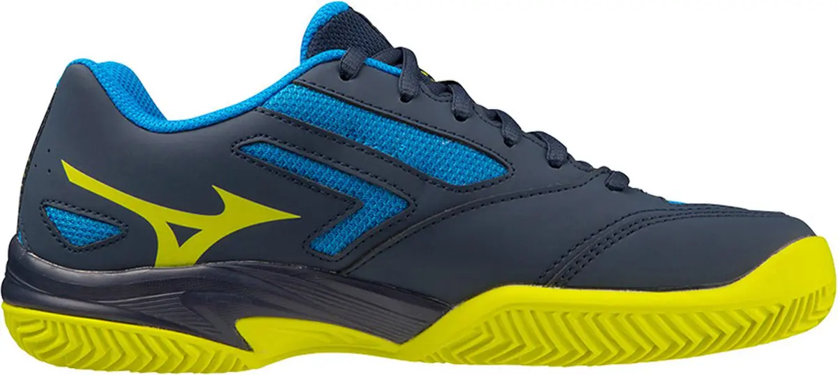 Mizuno Tennisschoen Padelschoen Exceed Star CC Junior Blauw Geel