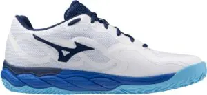 Mizuno Tennisschoen Padelschoen Wave Enforce Court Heren Blauw Wit