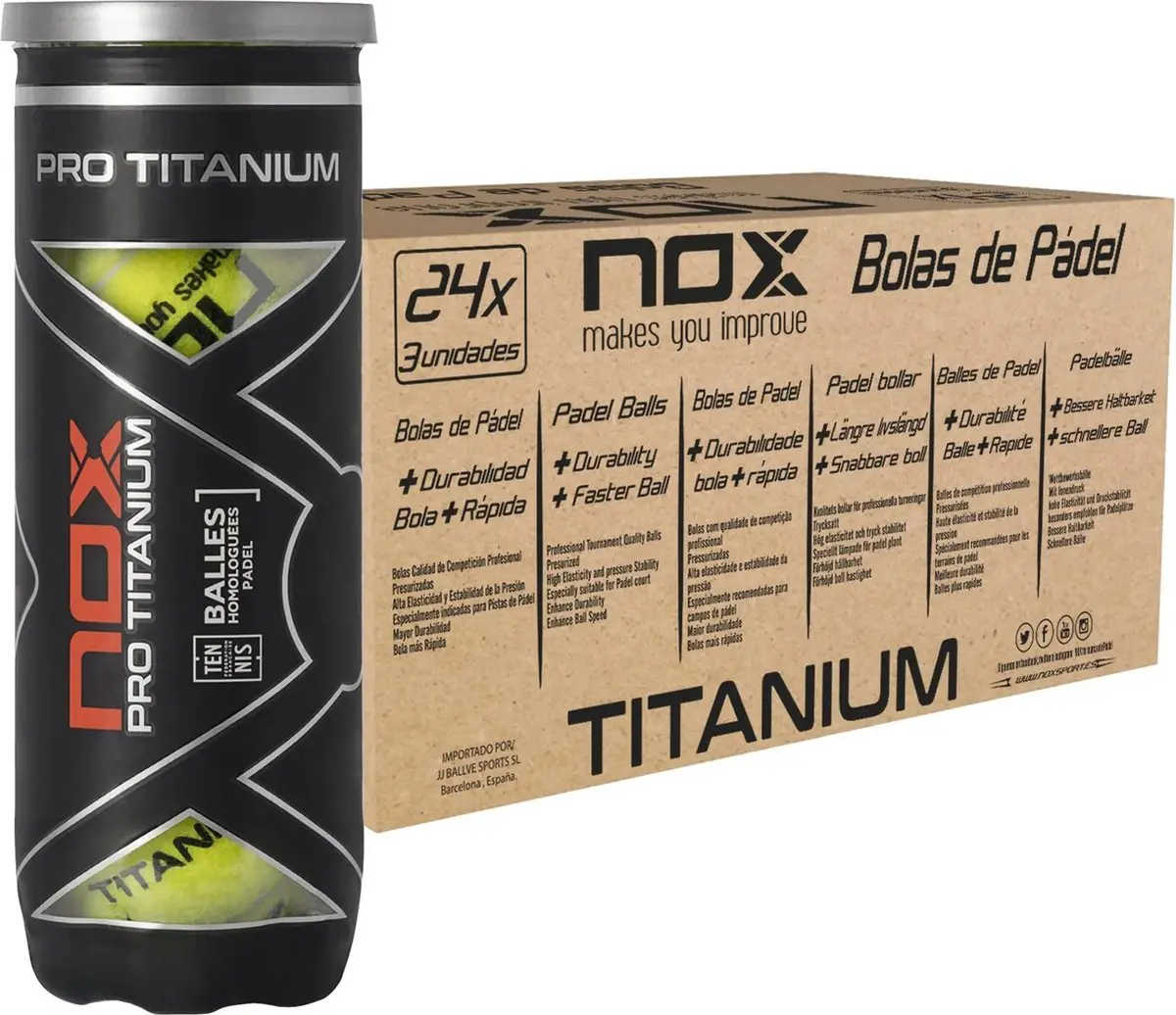 NOX Titanium Pro ballen doos 24 * 3