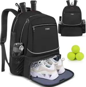 YTONET - Padeltas - Padelrugzak - Padelzak - Padel rugzak - Zwart