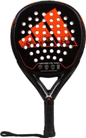 Adidas AdiPower CTRL Team (Rond) - 2023 padel racket zwart/rood