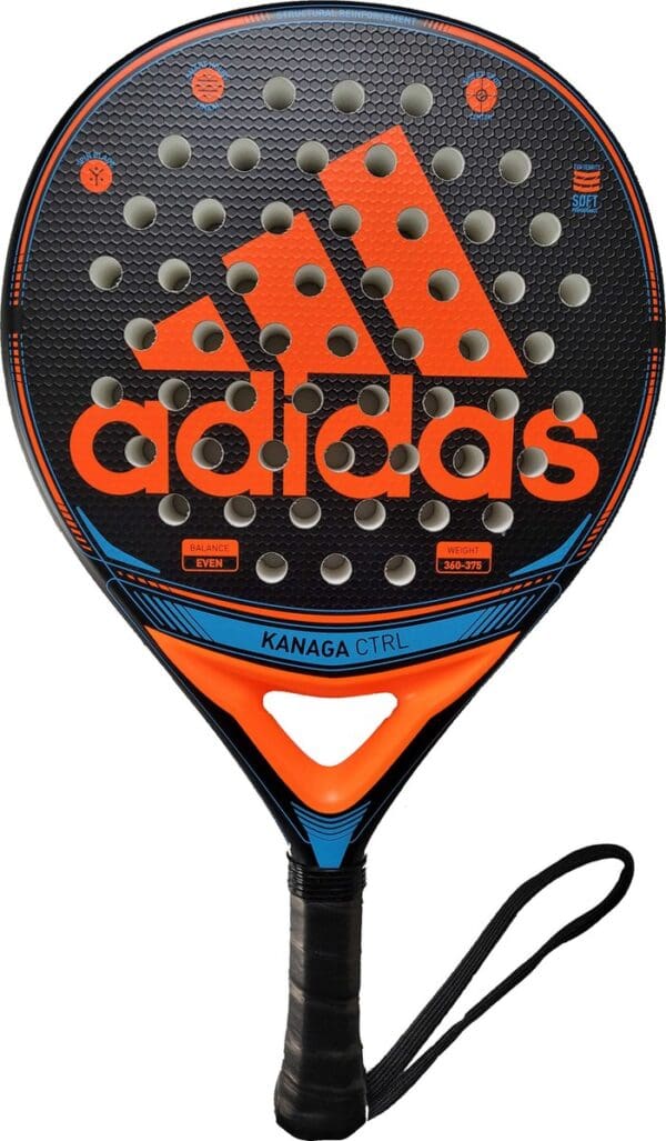 Adidas Kanaga CTRL Padel Racket - Orange/blue - Padel - Padel - Rackets