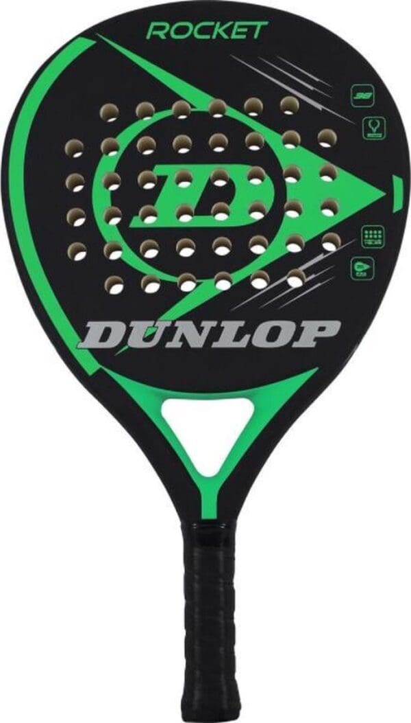 Dunlop Rocket Green NH padel racket zwart