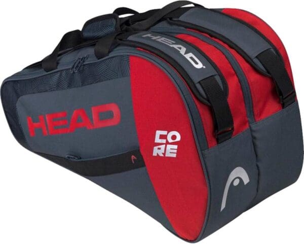 Head Core Padeltas Combi racketbag - Rood-Grijs