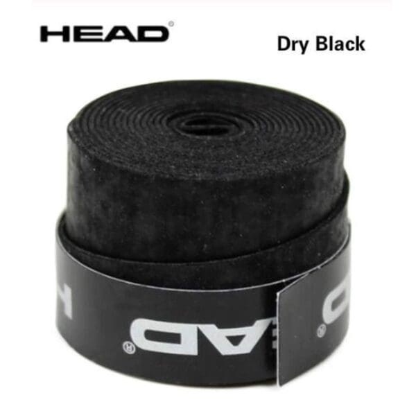 HEAD overgrip - Dry- zweetabsorberend- antislip - tennis- tennisgrip - padel- soft - zwart - 2 stuks