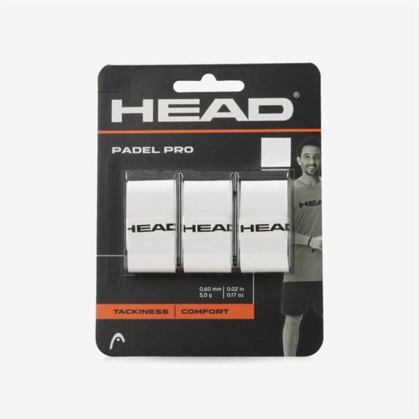 Head head pro padel overgrip wit