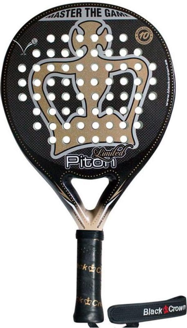 Black Crown Piton Limited (Round) - 2021 padel racket