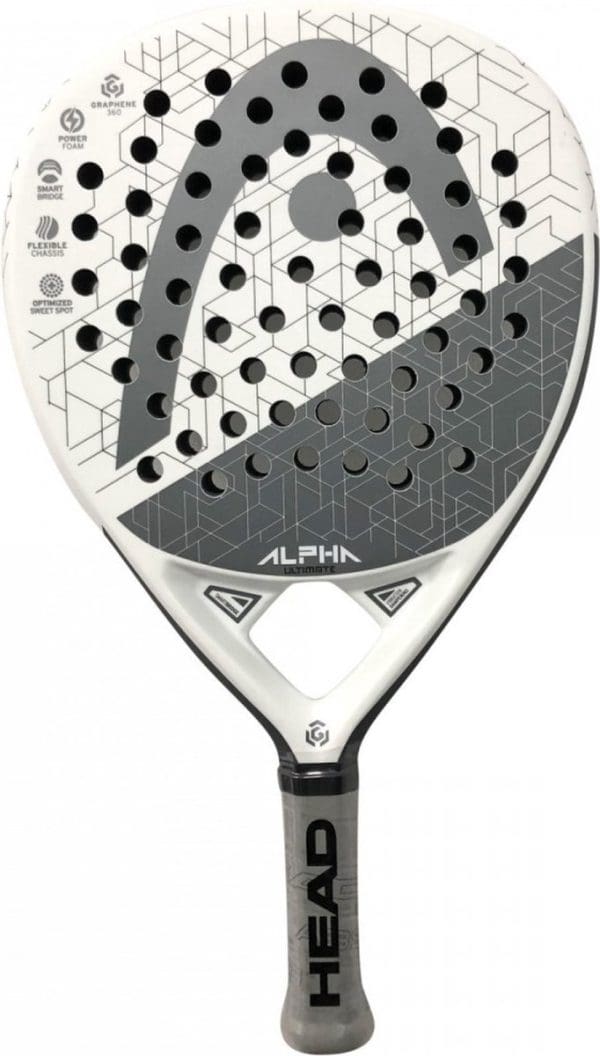 HEAD Graphene 360+ Alpha Ultimate (Teardrop) - 2022 padel racket grijs/wit
