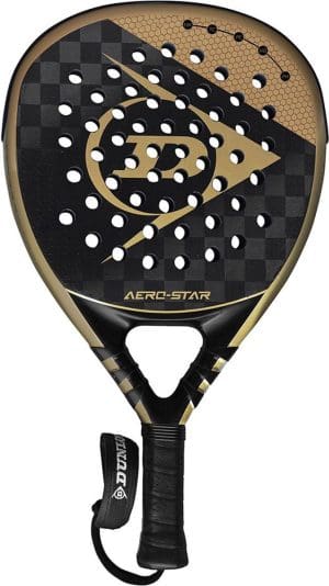 Dunlop Aero-Star 16K (Diamant) - 2023 padel racket zwart/goud