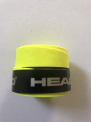 HEAD overgrip - Dry- zweetabsorberend- antislip - tennis- padel- tennisgrip - soft- neon geel - 1 stuk