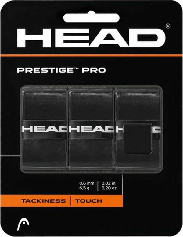Head Prestige Pro Tennis / Padel Overgrip - Zwart