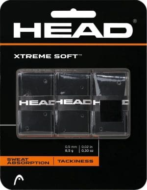 Head Xtreme Soft 3 Pack Tennis - Padel Overgrip zwart
