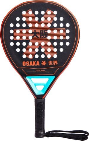 Osaka Vision Padel Racket Power Frame - Black/oxy/aqua - Padel - Padel - Rackets