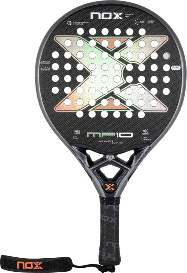 NOX MP10 'Mapi Sanchez Alayeto' Luxury (Rond) - 2023 padel racket zwart/creme