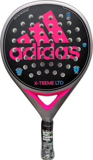 Adidas X-treme Grey/Black/Pink Padel Racket