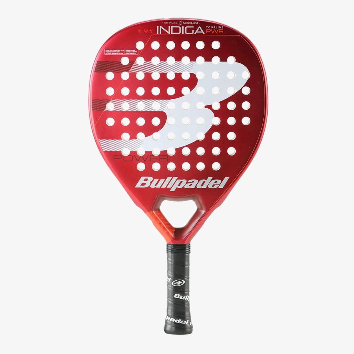 Redpadel Racket Bullpadel Indiga PWR 23 Red - Meerpadel