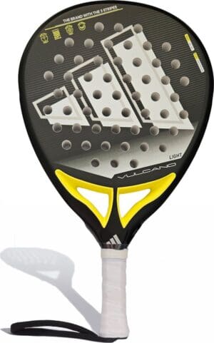 Adidas Vulcano Light padelracket - zwart / geel