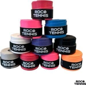 10 stuks | Roco Tennis Overgrips | Antislip | Dry | Zweetabsorberend | Tennis | Padel | Badminton | Squash | Overgrip | Tennisgrips | Soft | Zacht | Multicolor