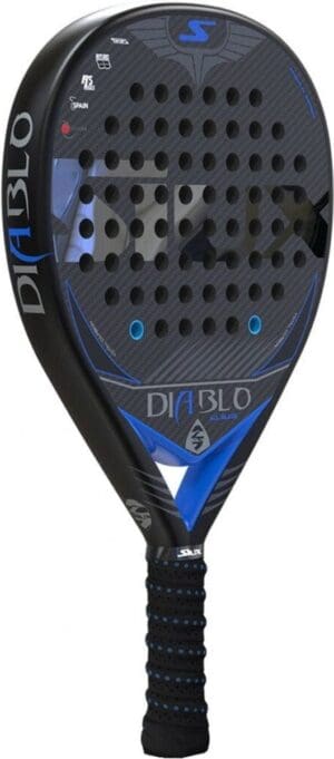 Siux Diablo All Black Azul - Padel racket
