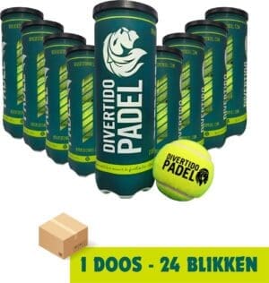 Padelballen - doos (24 blikken à 3 stuks)