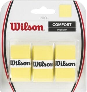 Wilson Pro Comfort - Overgrip Yellow - Padel/Tennis/Badminton/Sqaush