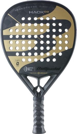 Bullpadel Hack 03 Fip Padelracket Zilver 365-375 gr