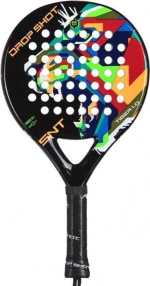 Drop Shot Padelracket Tiger 1.0 Junior Zwart