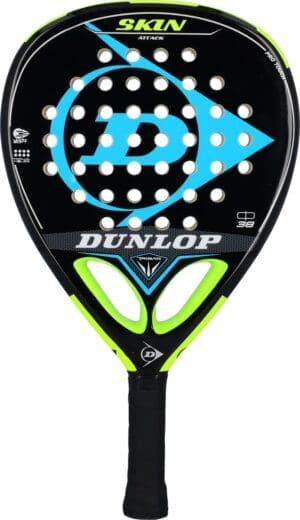 Dunlop Skin Attack - Padelracket - geel/blauw