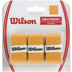 Wilson Pro Soft Overgrip 3 st. Goud