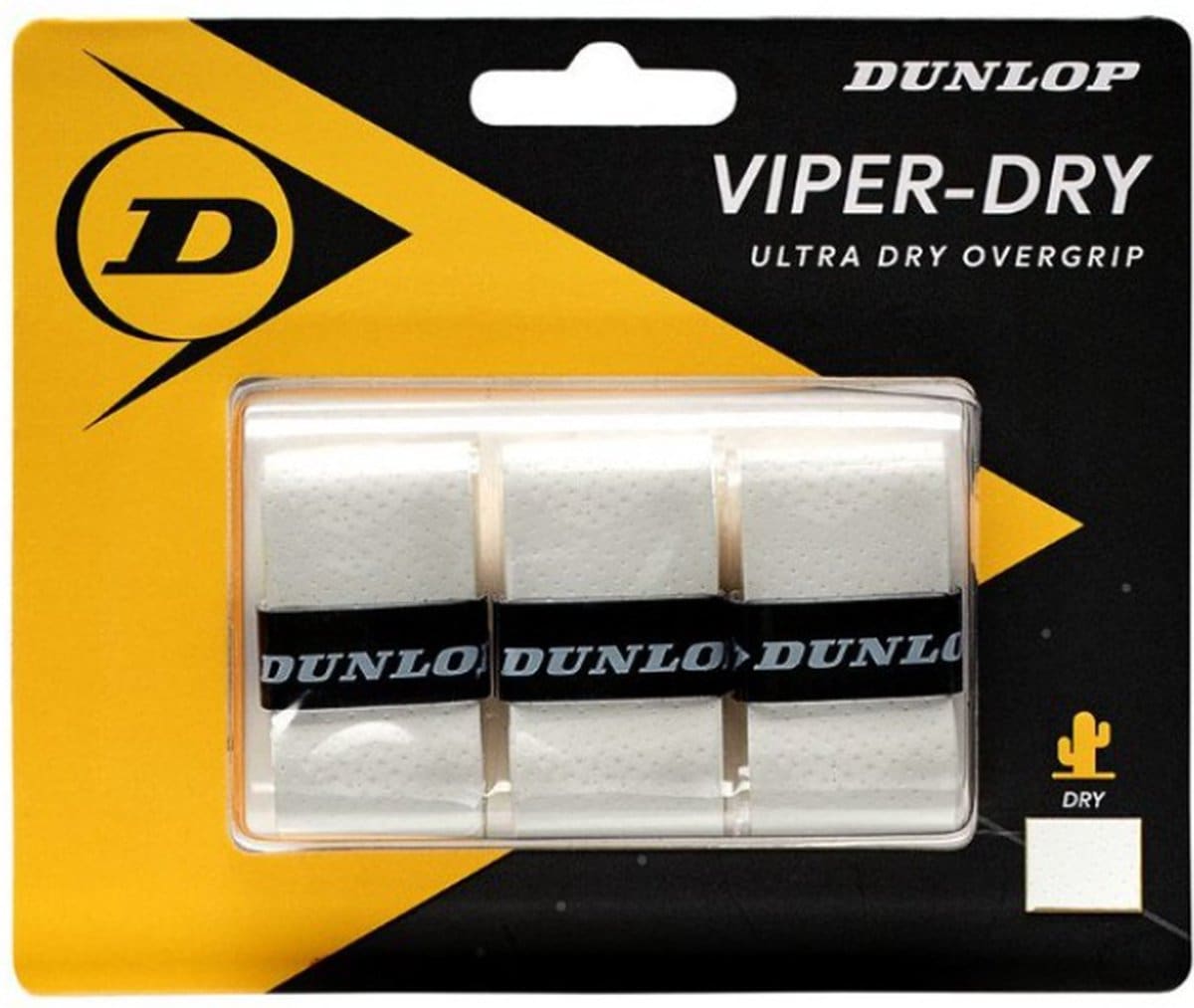 Dunlop Unisex's 613260 Viperdry Tennis Overgrip White 30